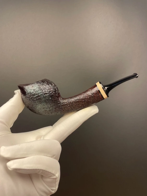 派客烟斗工作室全手工石楠木喷砂烟斗