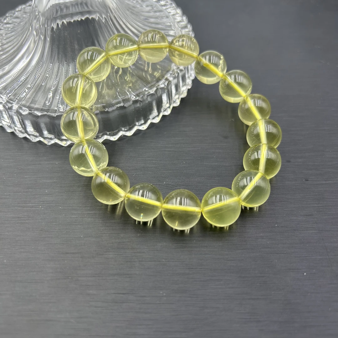 天然巴西7A级毕业级柠檬黄水晶高简约时尚