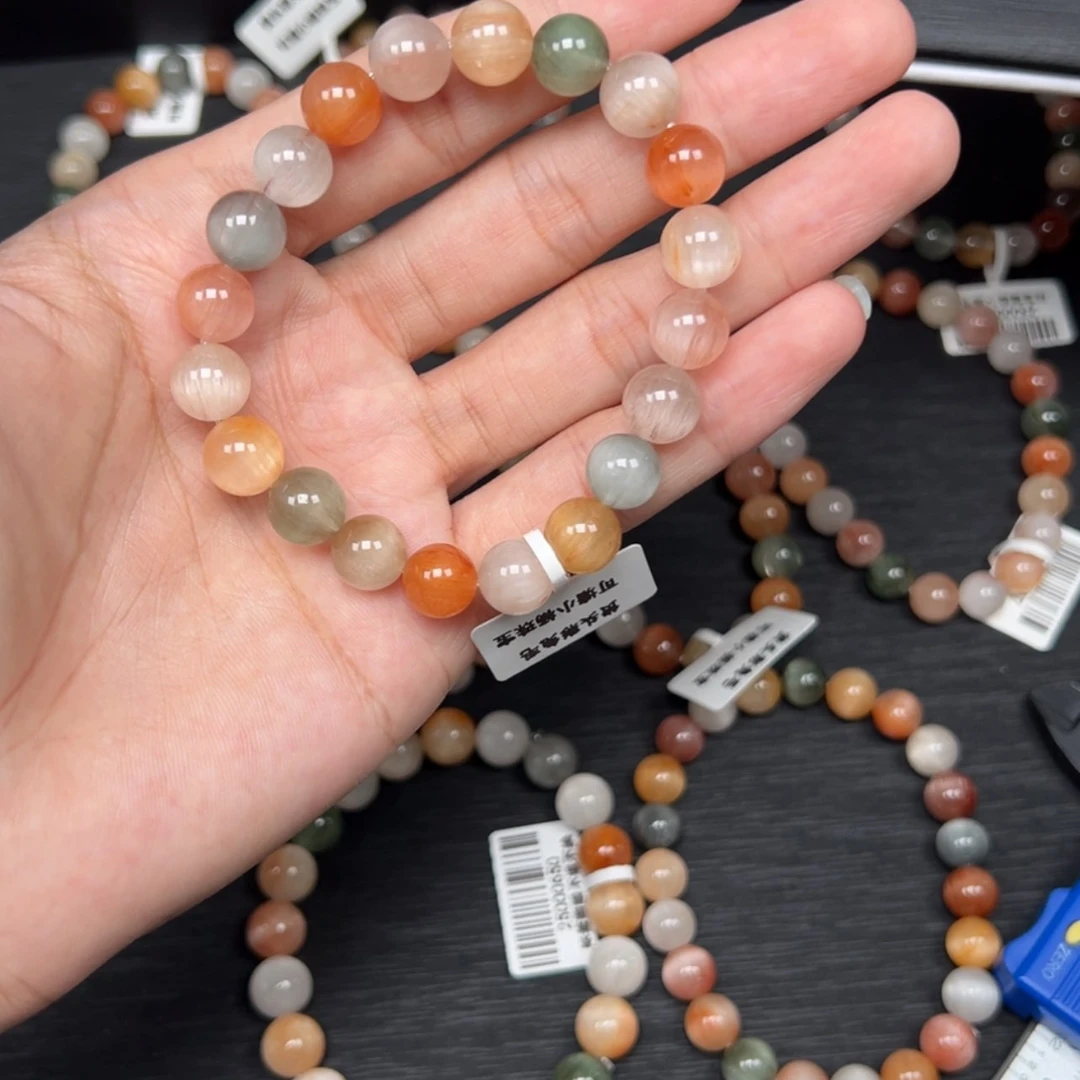 【闪购商品】水晶手链未镶嵌秃***嘟彩兔毛25.2克漏瑕疵