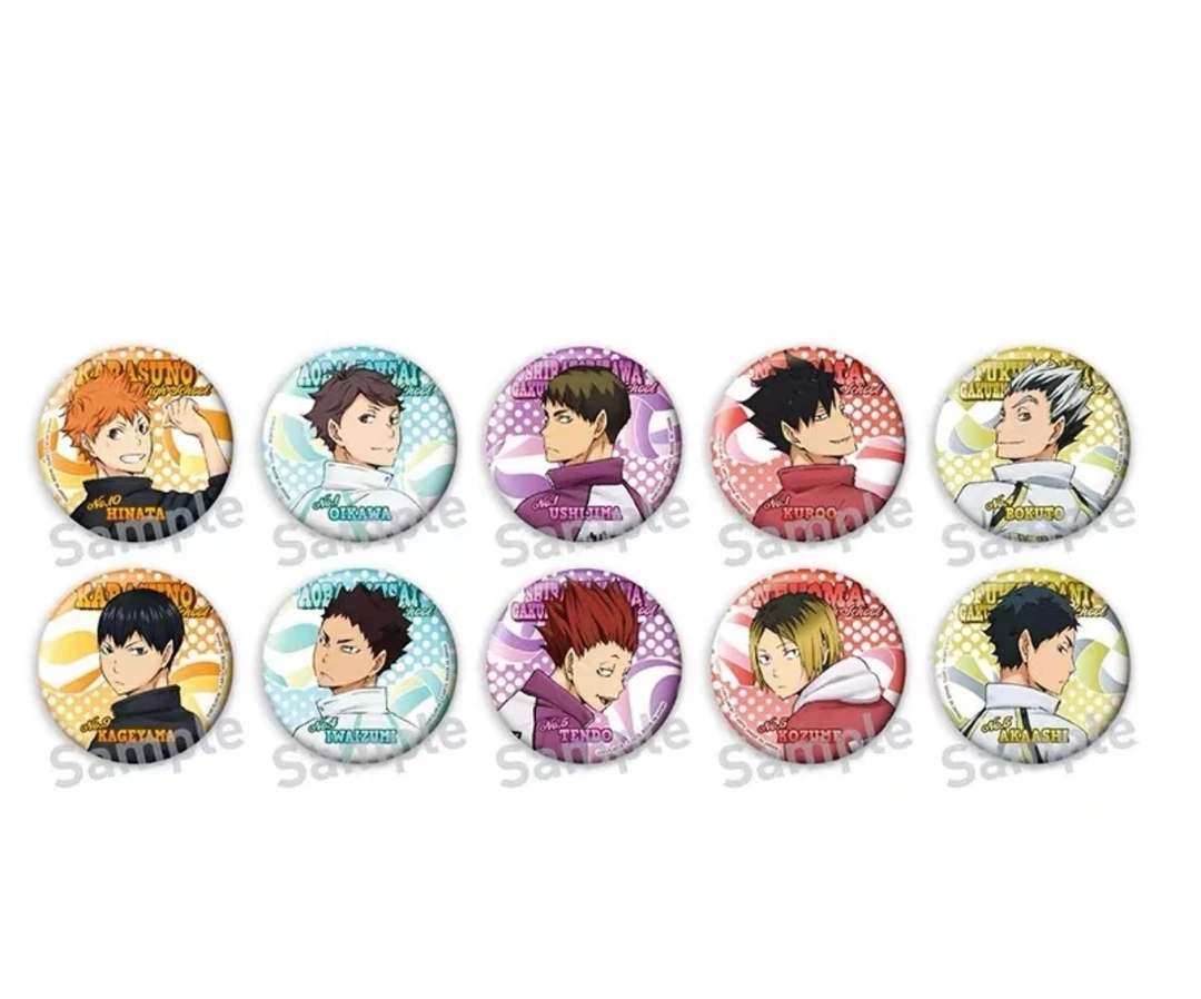 排球少年回眸 回首 大徽章 75mm 盲盒  未成年禁下单（代拆）