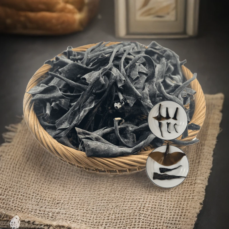 当季新货霞浦海带头买5送5包厚海带根手工日晒无沙优质产品50g