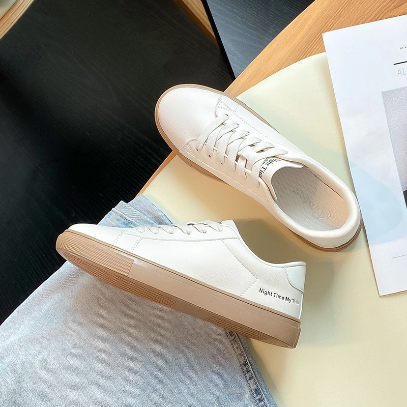 奥古狮登小白鞋女鞋2023新款软平底学生浅口运动休闲鞋百搭板鞋女