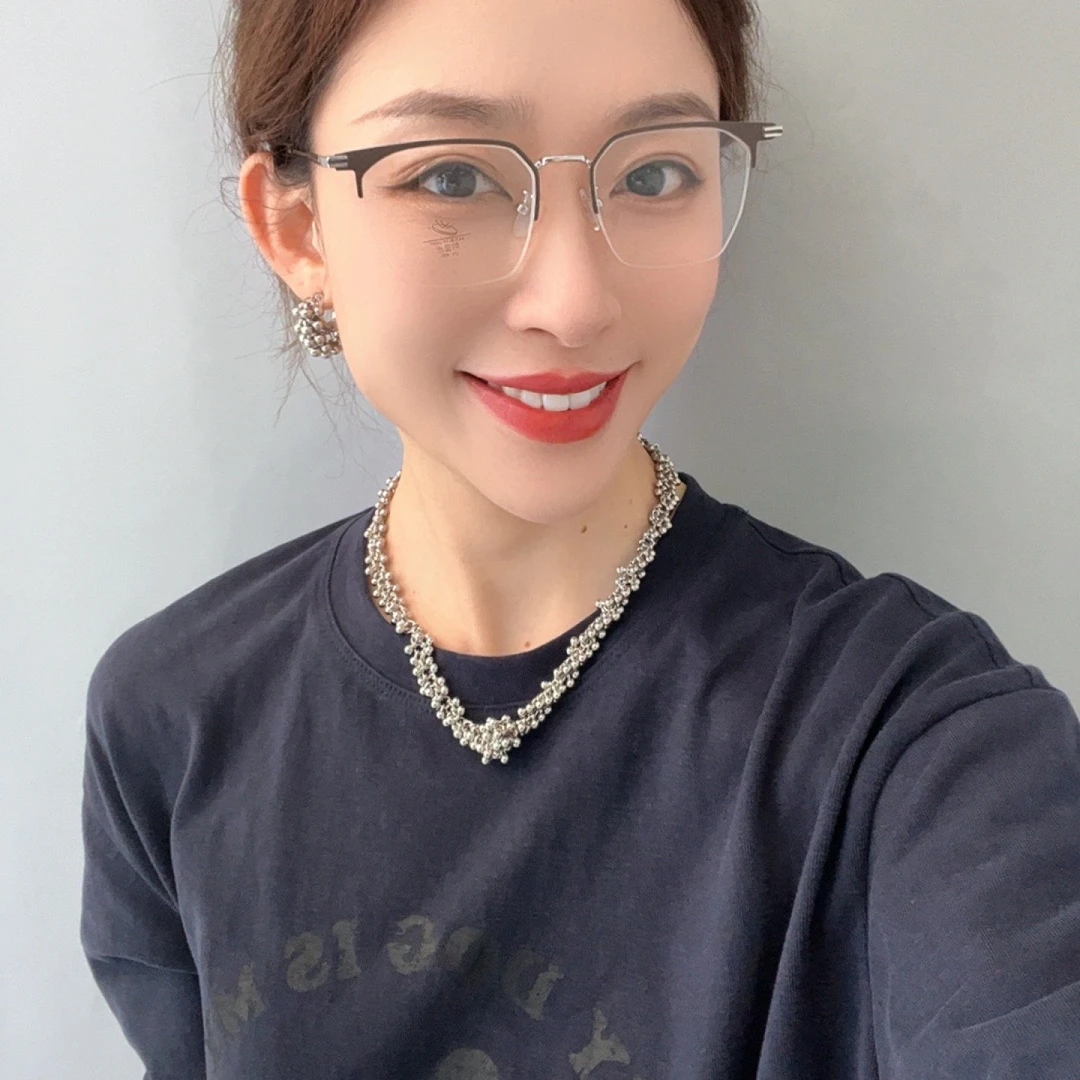 （400-499）复古男士防蓝光眼镜潮流装饰百搭眼镜