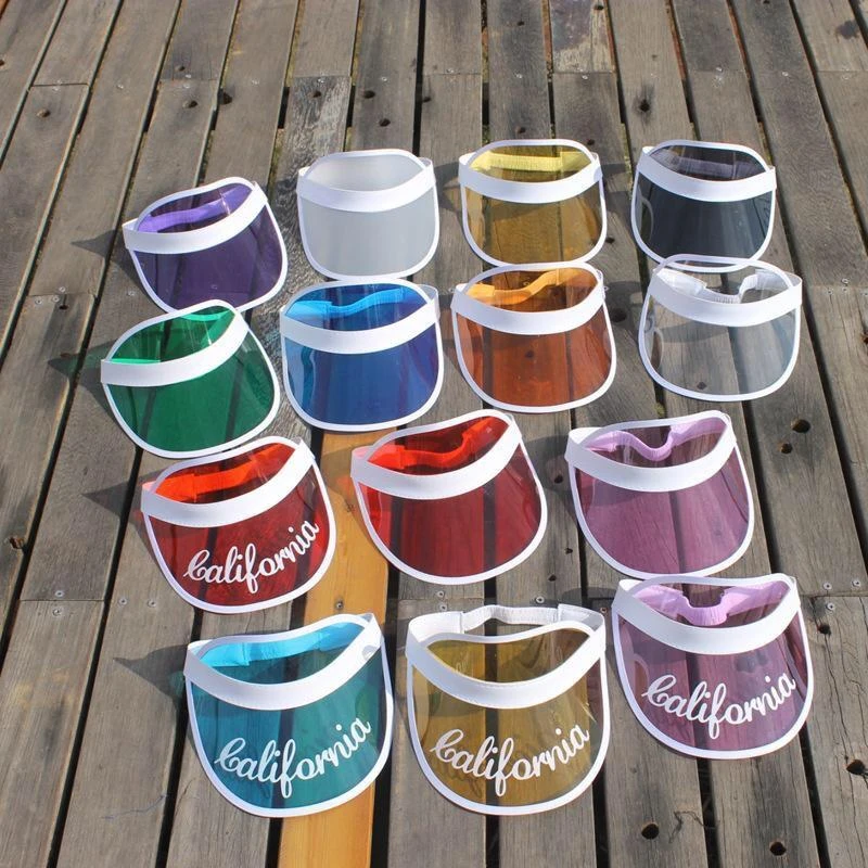 下雨天防水帽子2024新女韩版男太阳帽透明户外鸭舌帽女多色空顶帽