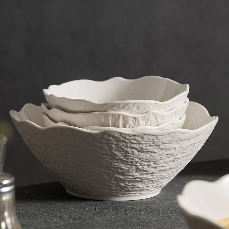 【陋室忞专属】轻奢风盘子碗套装创意陶瓷菜碟高级感餐具网红风家用