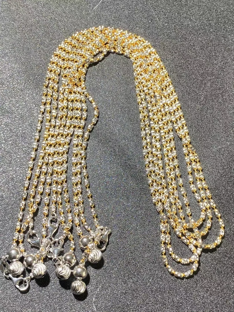 链子925银 （青黛）渐金链多样性发一