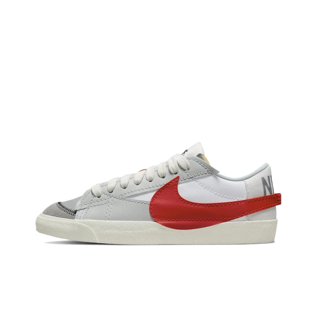 Nike Blazer Jumbo 低帮 板鞋 男款 白红色 DQ8769-100