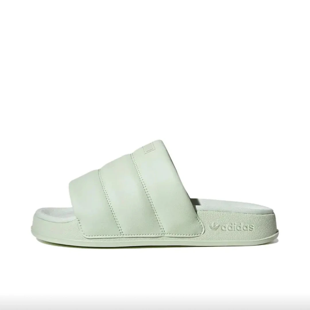 122 adidas Originals Adilette Essential一字拖鞋淡绿IG7150