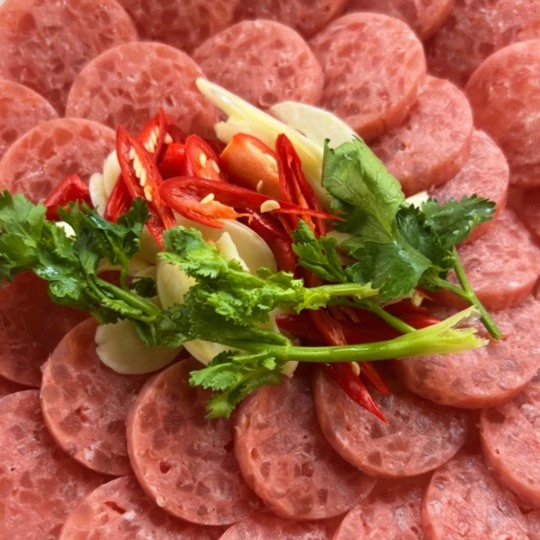 西双版纳傣家酸肉