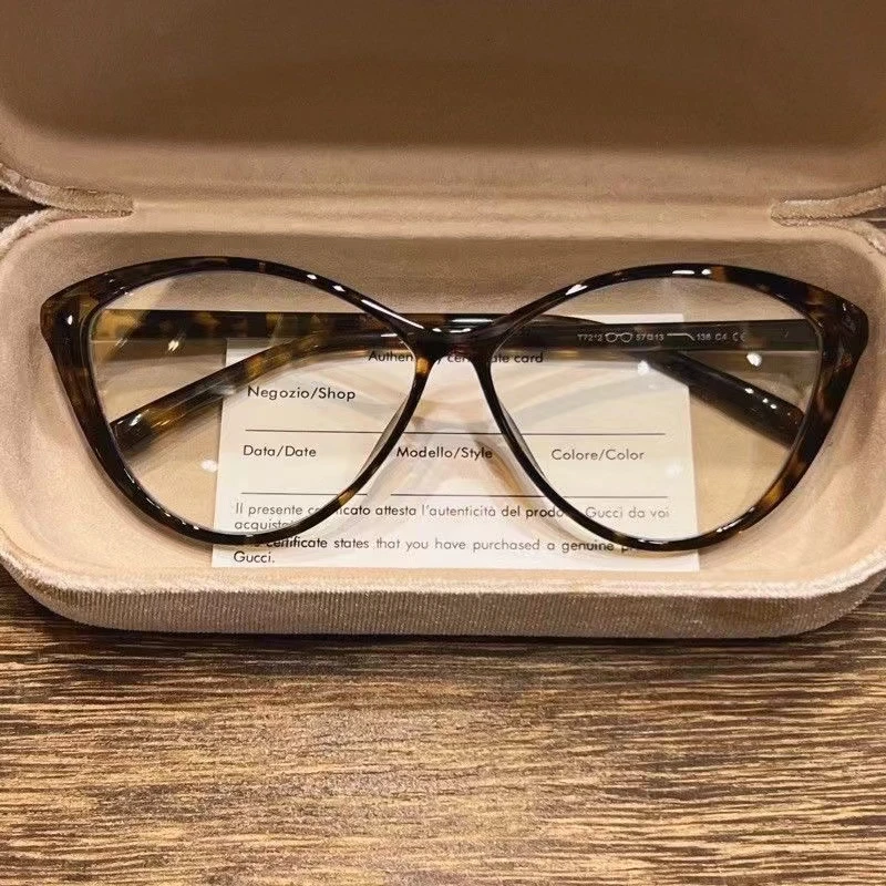 潮流时尚个性猫眼眼镜女搞怪复古拍照黑眼镜框可配近视超轻防蓝光