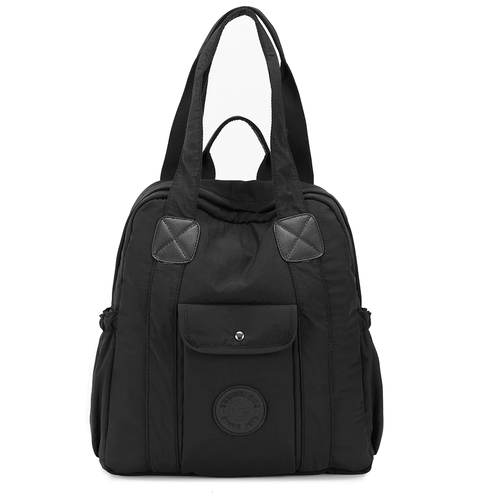 2024夏季新款女士双肩包多口袋大容量上班通勤单肩背包大学生书包