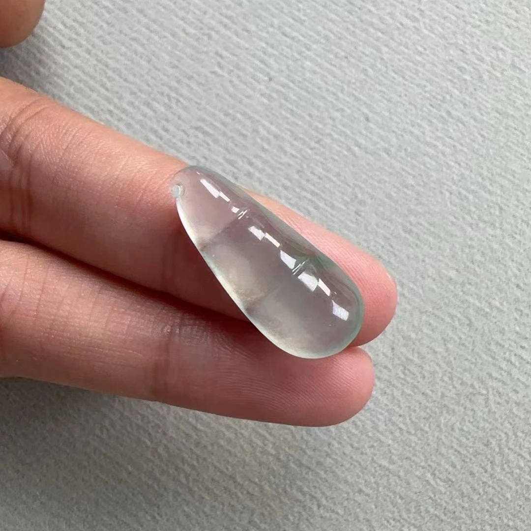 天然A货翡翠冰种福豆