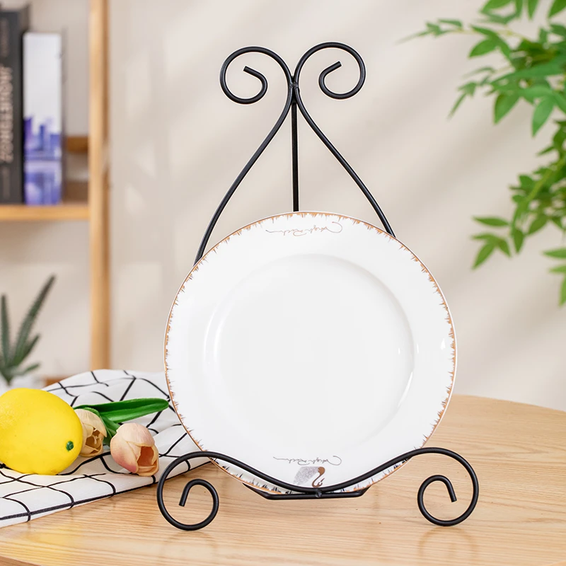 展示架盘子支撑架时钟表支架相框证书架茶饼架艺术品玉石画托架子