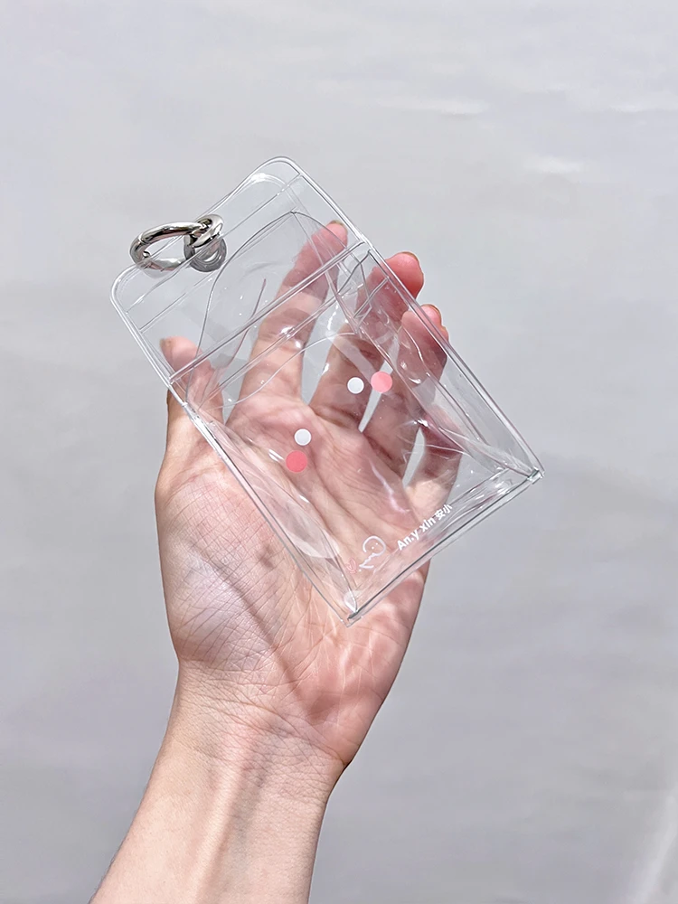 辛安小原创设计透明pvc娃包牛奶包口红包化妆小包