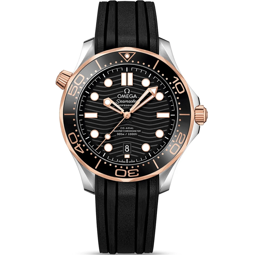 99新 Omega/欧米茄 男表/海马300玫瑰金/自动机械/42mm/公