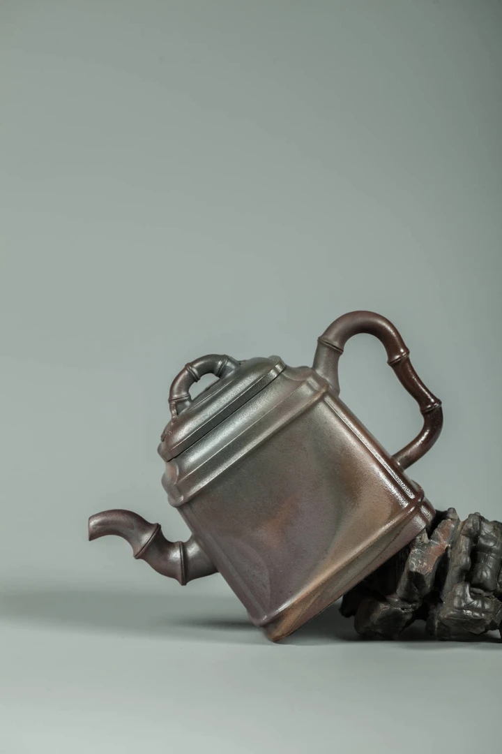 竹韵紫砂壶 全手工 还原窑变