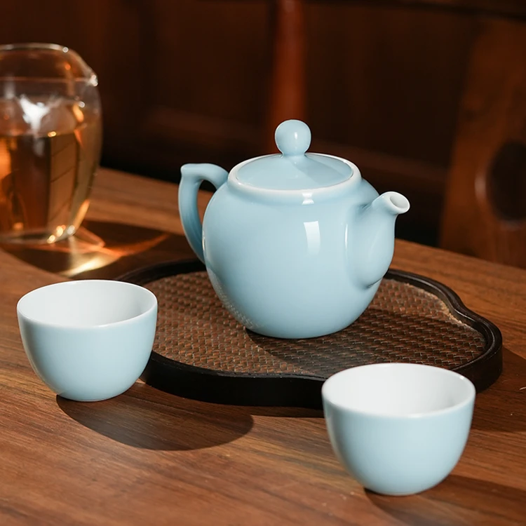 【售罄下架】旗舰店高温瓷茶具套装茶壶套装喝茶具全套茶杯流光溢彩