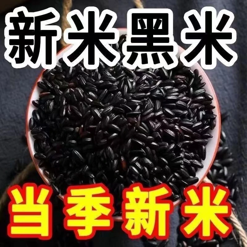 黑米新黑米2斤5斤黑米粥绿豆红小豆杂粮高粱粗粮五谷杂粮黄豆批发