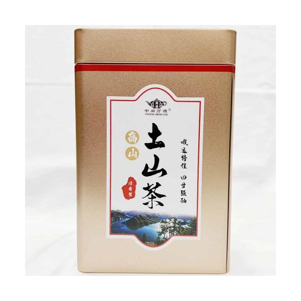 ZHONGMINWANYUAN/中闽万源土山茶浓香型2罐装500克茶叶配礼袋奇兰