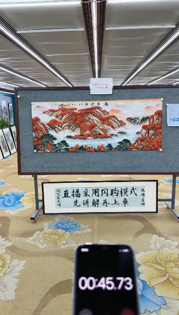 【闪购商品】绘画Y-1 刘雪红-小六尺-山水国画