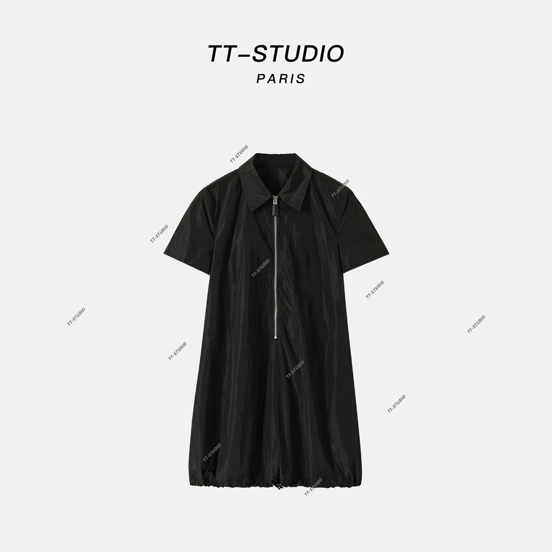 TT【三角裙】春夏新款纯色休闲连衣裙TT-SY8036