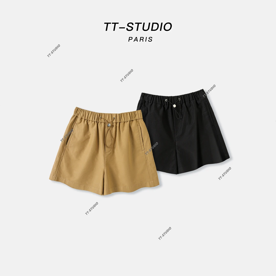 TT【速干裤】莱赛尔+亚麻时尚纯色百搭短裤TT-K533