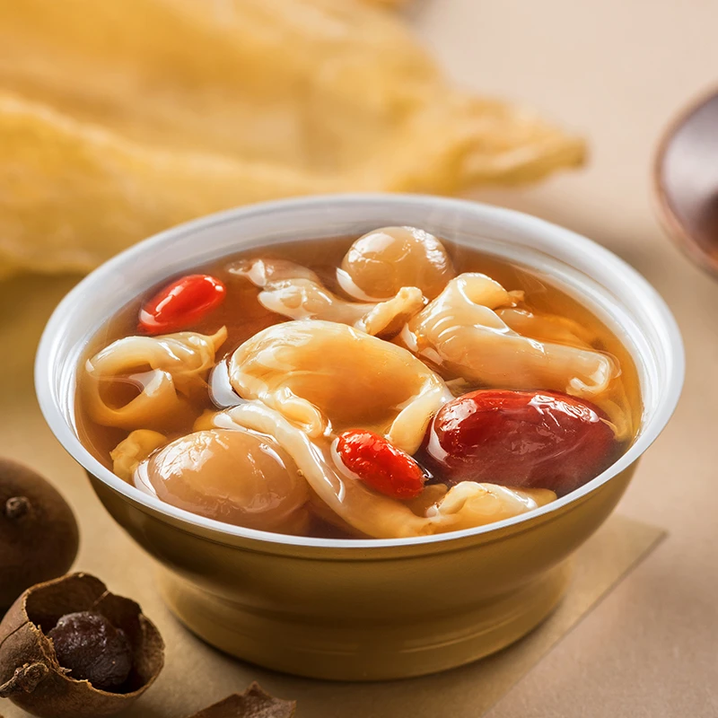 温州特产晨曦桂圆红枣鱼胶炖品即食花胶深海胶原蛋白酒店用低脂
