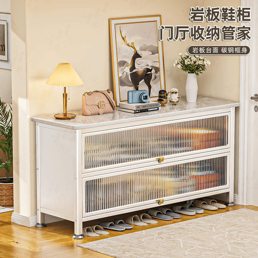 信芷轻奢鞋柜高端家用门口大容量室内入户门厅玄关柜2024新款爆款