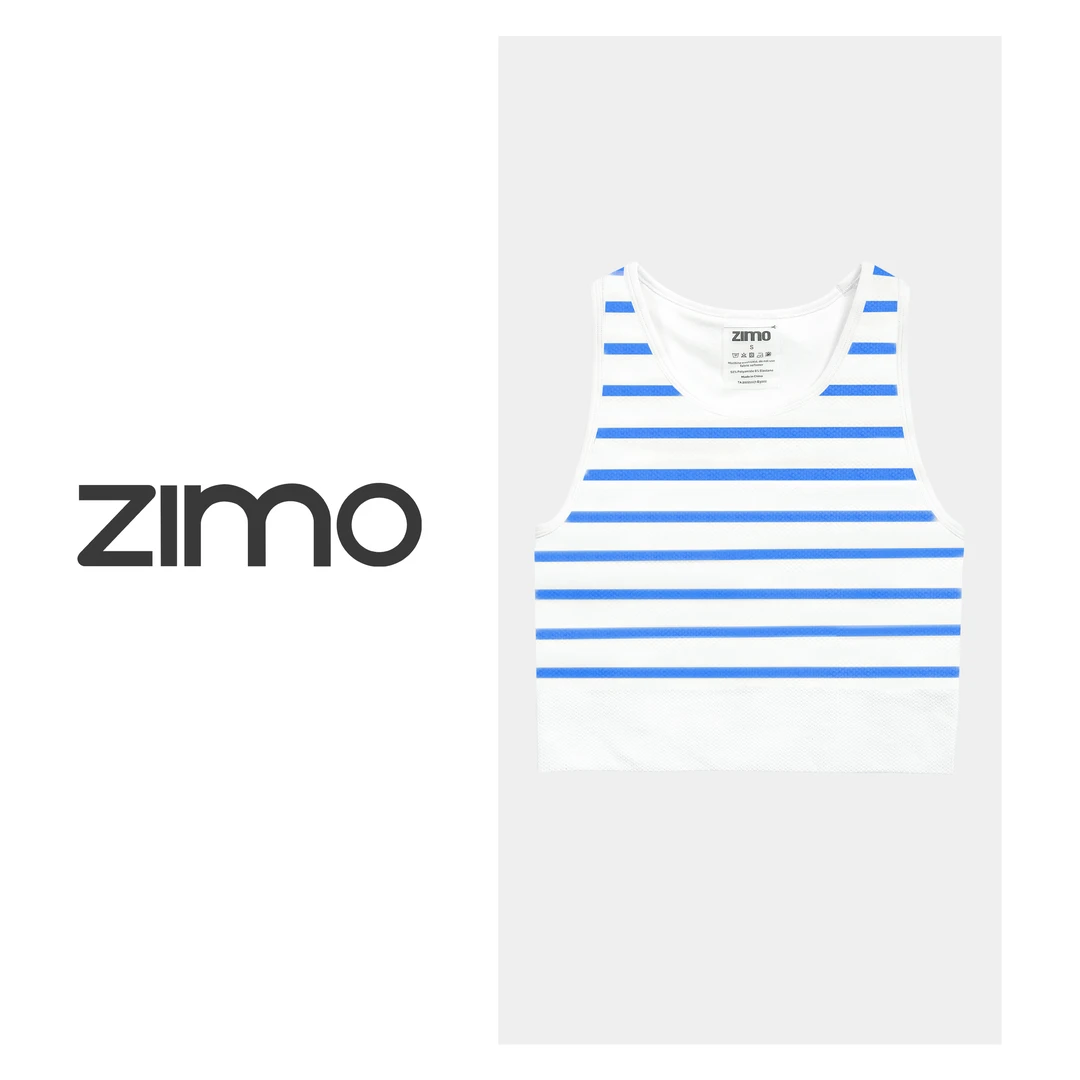 圆点背心牛仔蓝条纹WFWX013-zimo-健身瑜伽服健身服瑜伽裤紧身