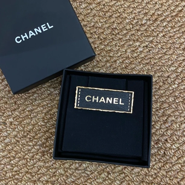 未使用 Chanel/香奈儿 胸针黑金配色 6230866