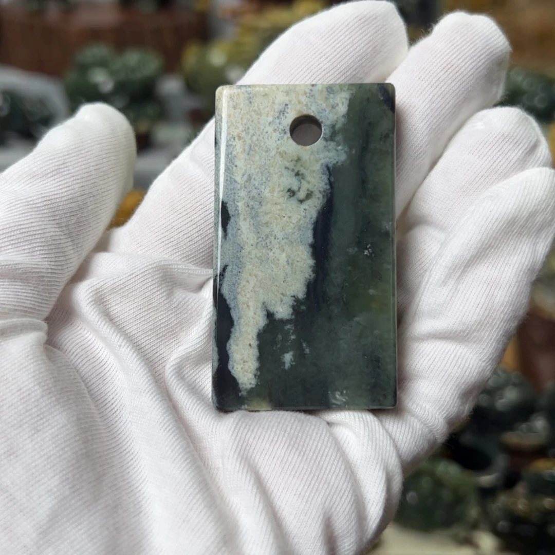 【闪购商品】岫岩河磨玉（透闪石质玉）吊坠(不含链)未镶嵌