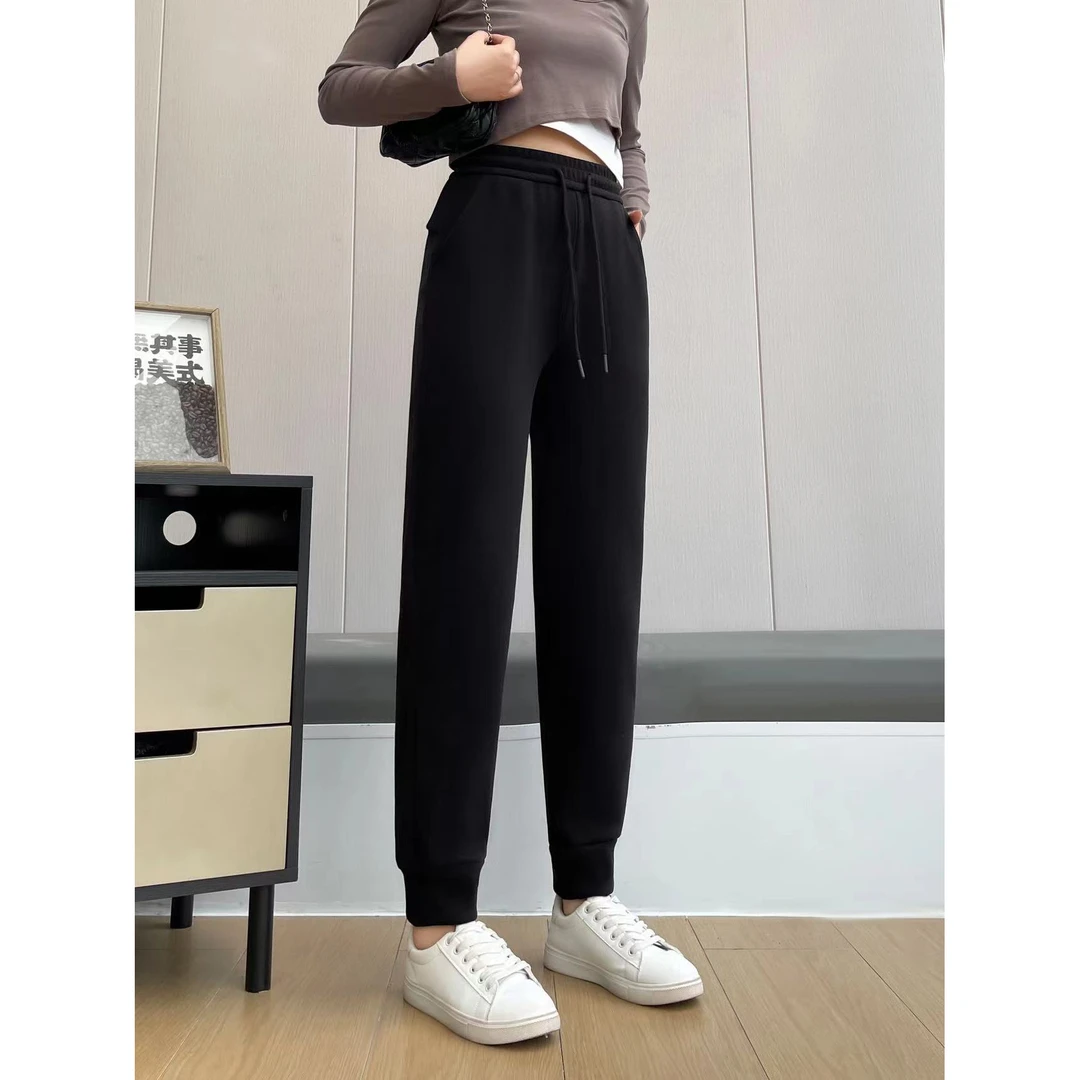 2024冬季新款男女同款秋冬黑金护腰防风裤 新选f297