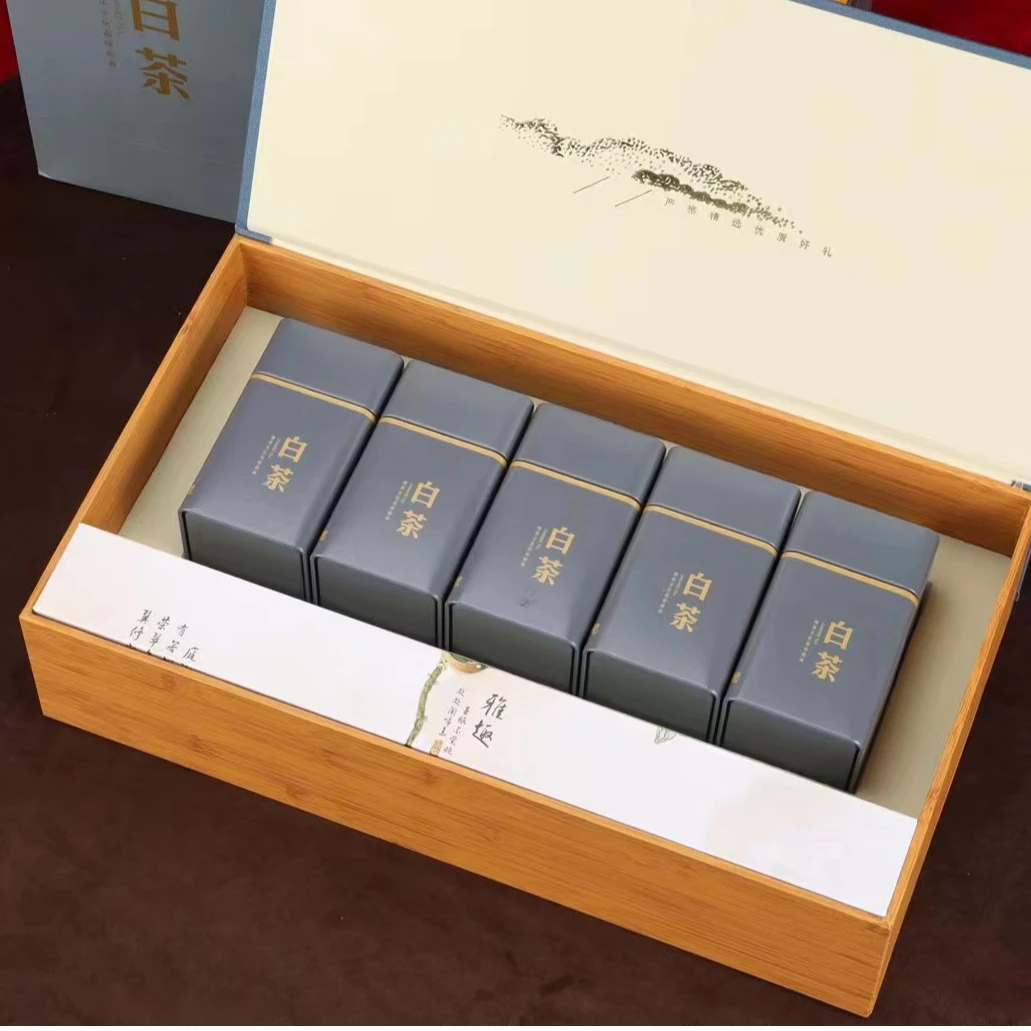 自然年货白茶正宗茶叶高档礼盒装过节送礼高端长辈过节送朋友