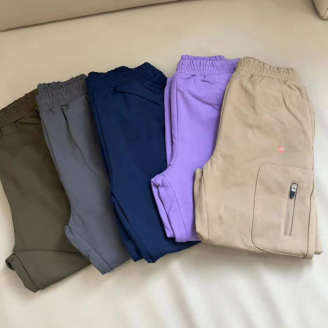 0778-一款多色男女童保暖抓绒束脚休闲裤