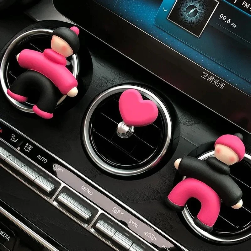 2024新款车载香薰汽车香氛空调出风口扩香石香水摆件车内装饰用品