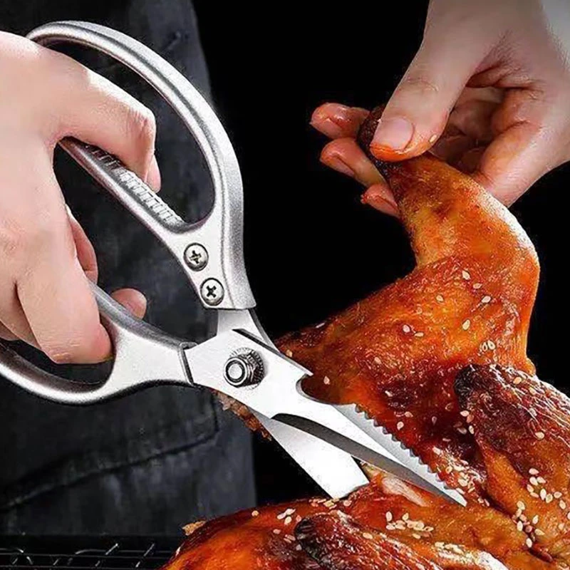 德国ive多功能厨房剪刀 家用杀鱼强力鸡骨剪 烤肉食品级剪刀