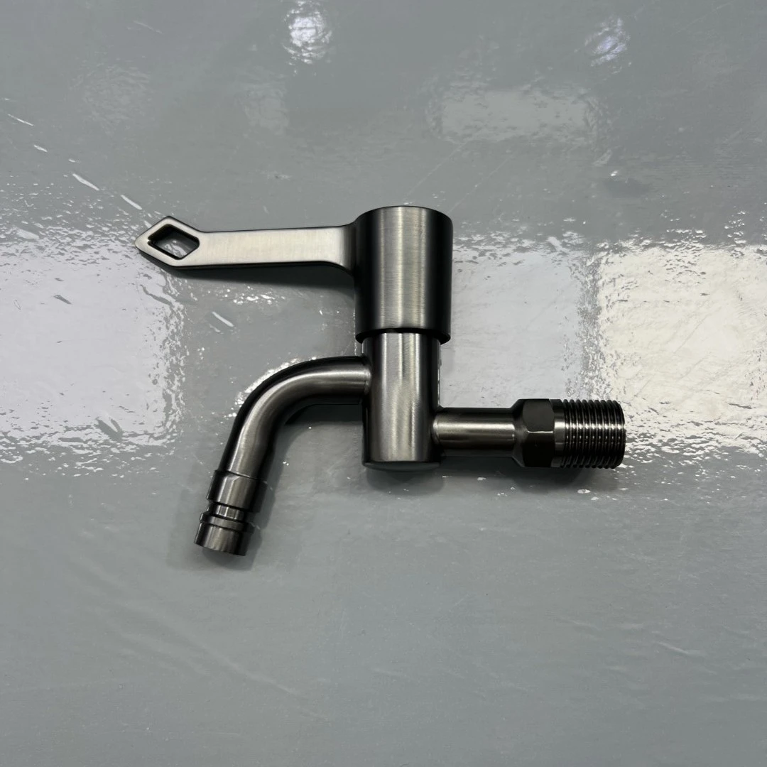 枪灰色304不锈钢剑乔拖把池水龙头 防脱洗衣机水龙头 陶瓷阀芯