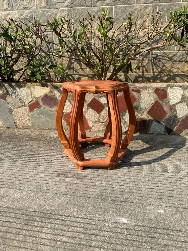 明式海棠五足鼓凳山东潍坊板凳