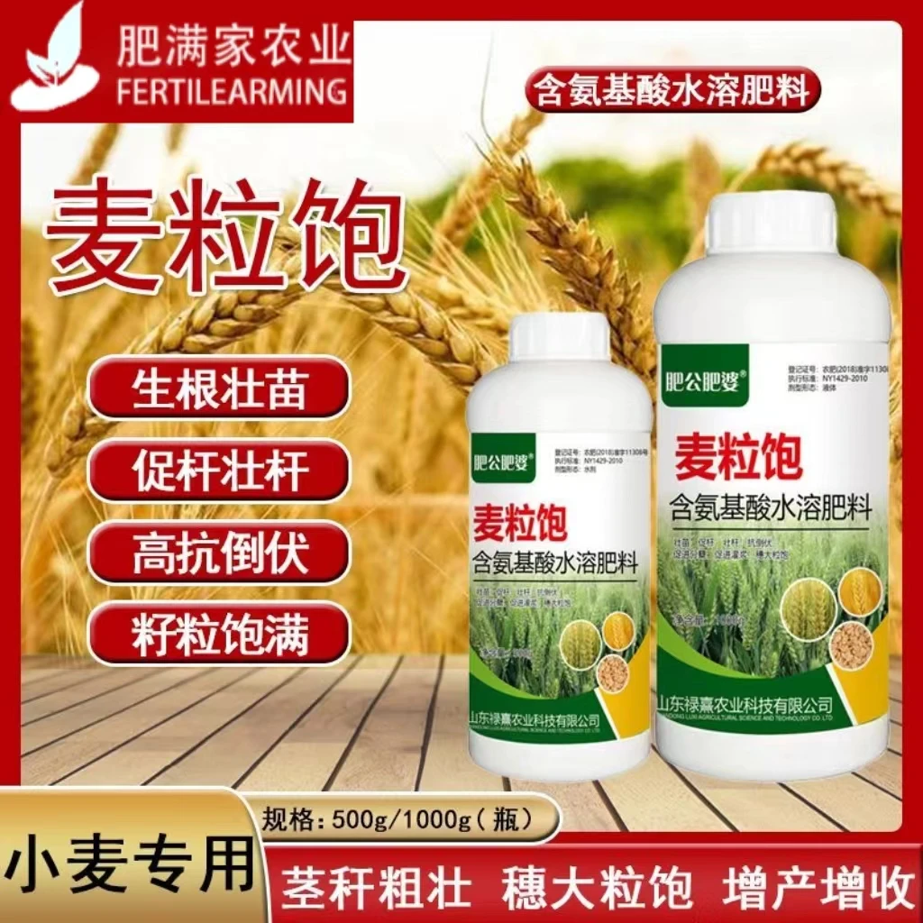 肥公肥婆麦粒饱小麦专用肥升级版料促分蘖促返青灌浆增穗粒氨基酸