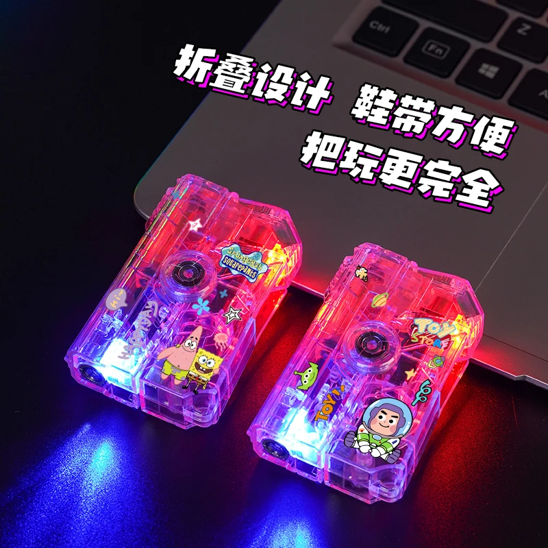 卡通陀螺打火机透明发光防风绿焰创意打火机送男友礼物推荐