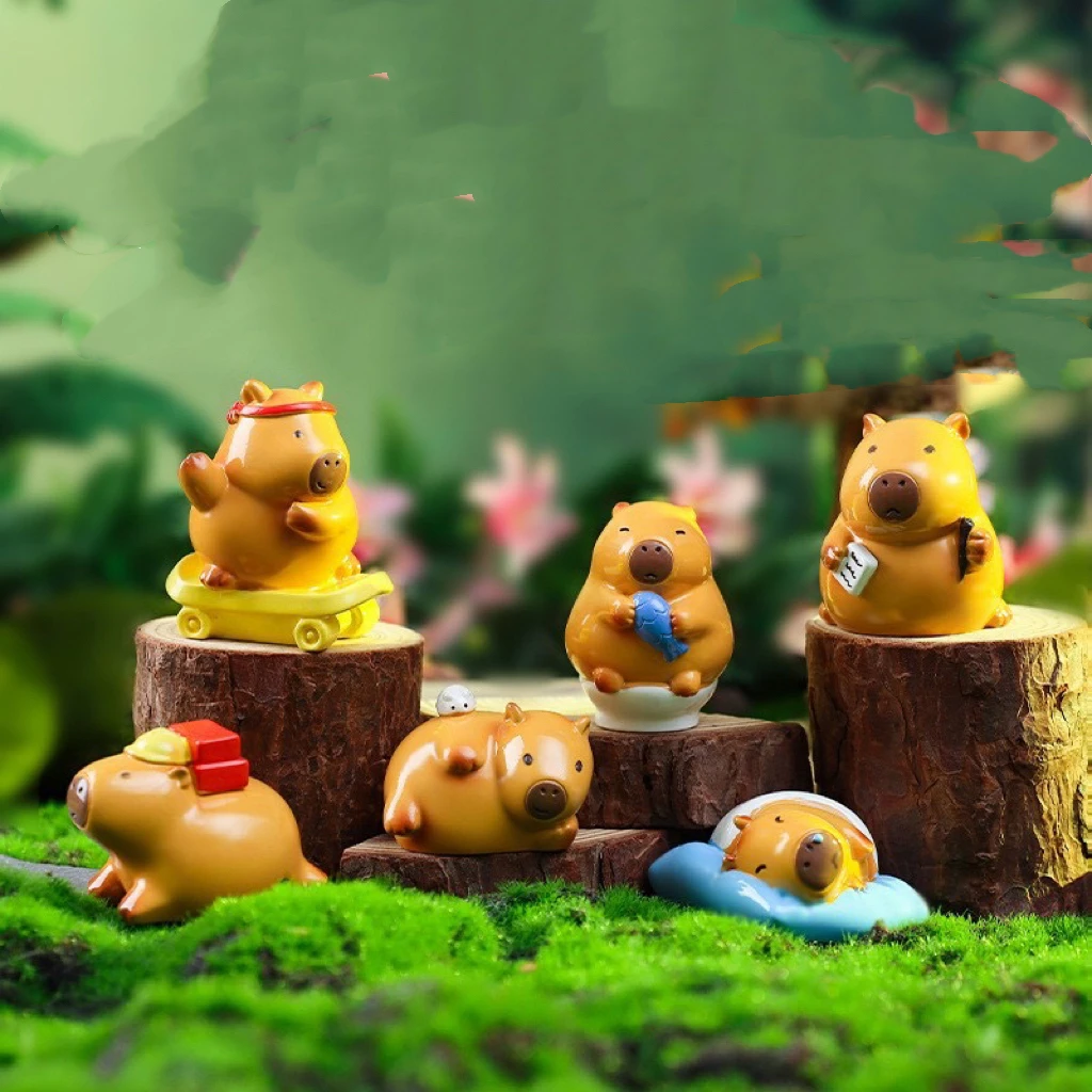 水豚打工周潮玩盲盒C08