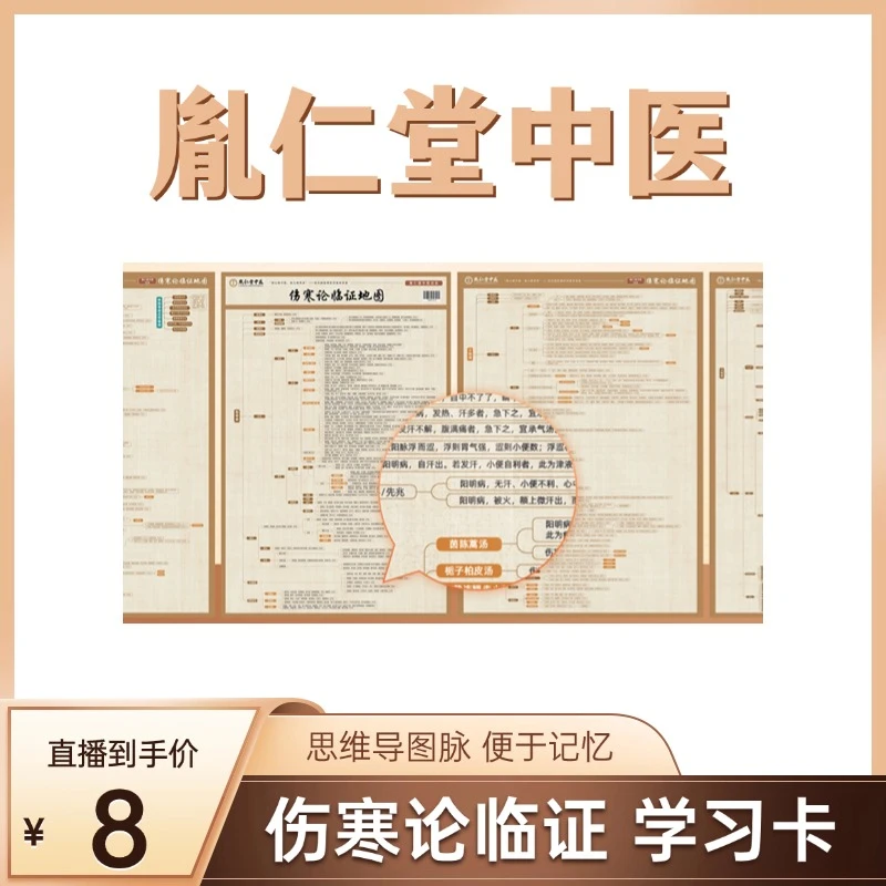 胤仁堂中医 伤寒论临证  学习卡