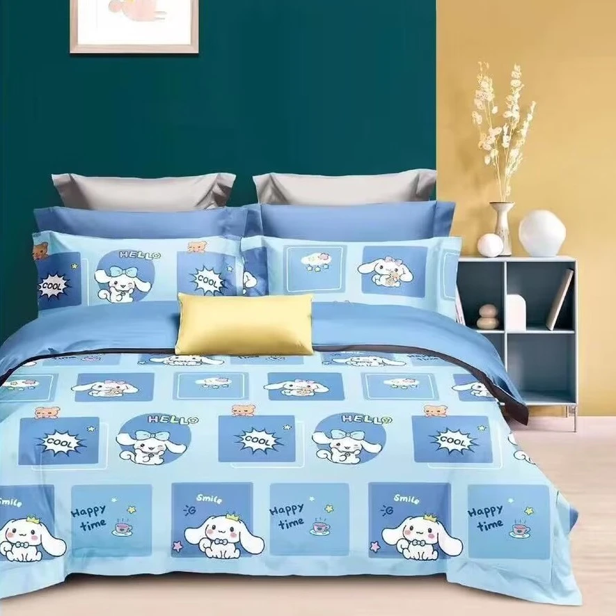 文文家纺纯棉超柔磨绒轻磨毛工艺 玉桂狗 单面A版