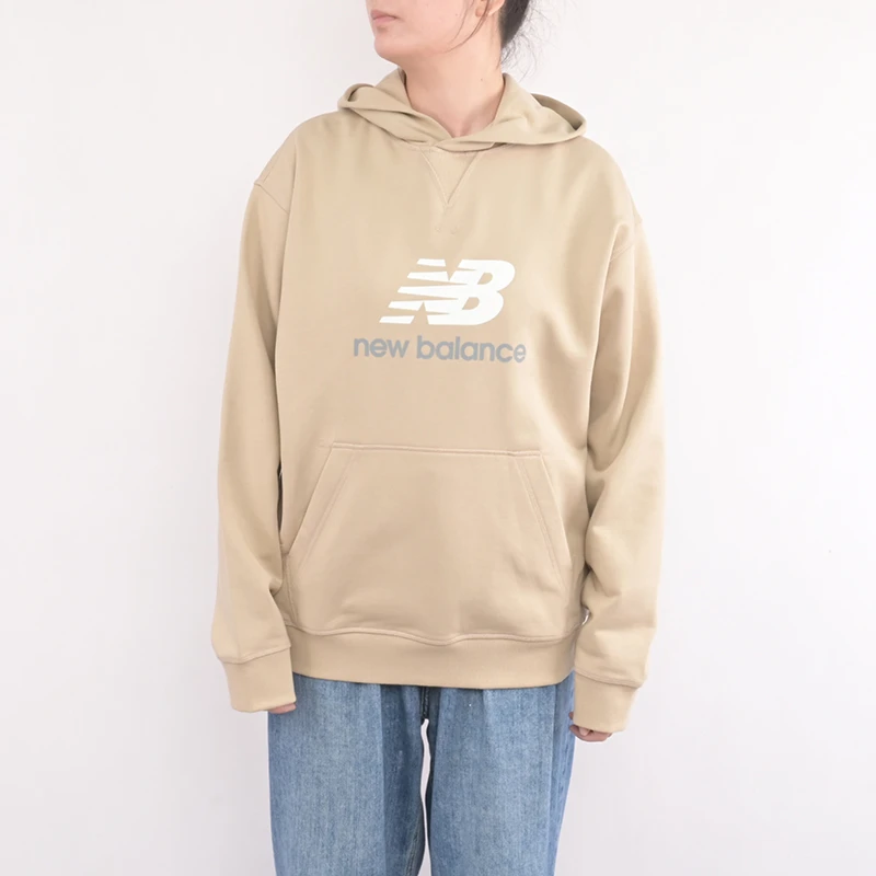 New Balance NB新款男女连帽套头衫百搭运动休闲百搭卫衣AMT41655