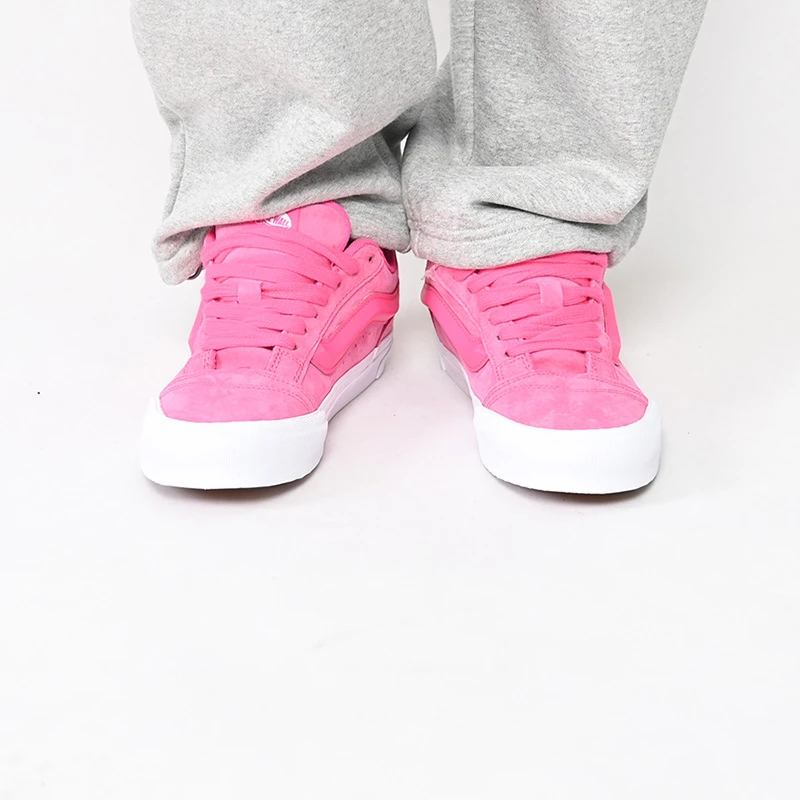 VANS范斯Knu SKool个性高街火龙果胖胖鞋面包鞋板鞋VN0009QCYU2