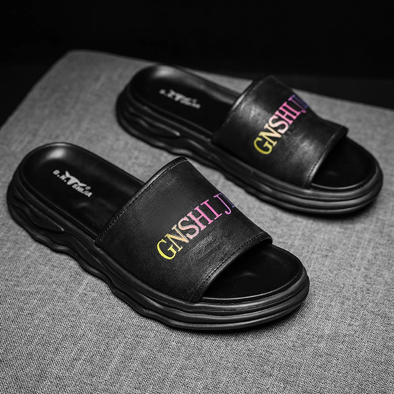 G.N.Shi Jia/公牛世家男士网红时尚休闲百搭夏季外穿防滑男士网红