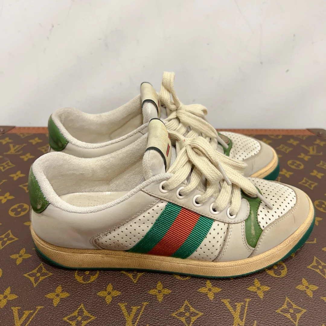 99新 GUCCI/古驰 安洁利严选小脏鞋尺码35成色直播为准GSS21319