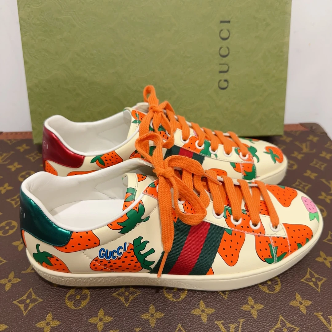 全新未使用 GUCCI/古驰 安洁利平底鞋码37成色直播为准 GSS20722