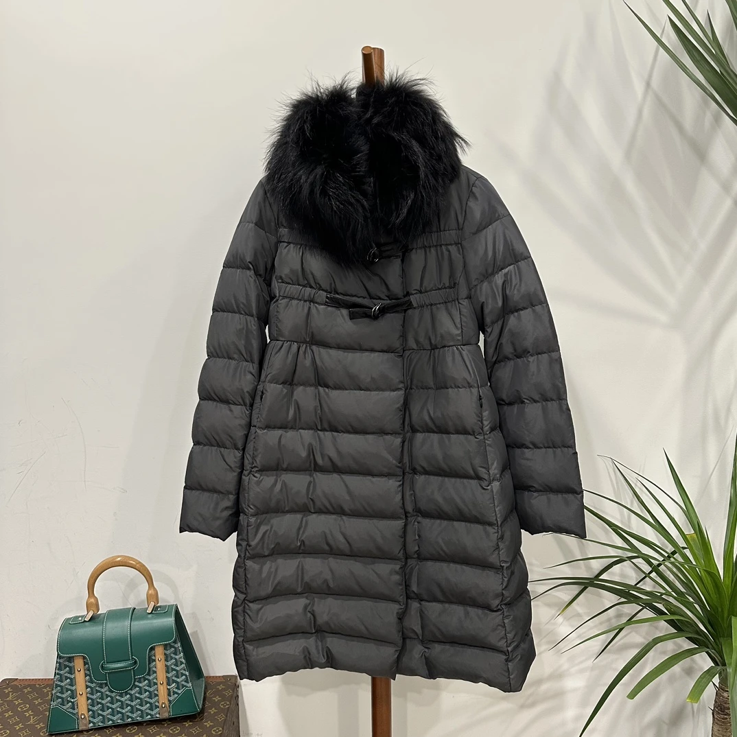 99新  安洁利严选蒙口羽绒服/尺码0/成色以直播间为准/GSS10746
