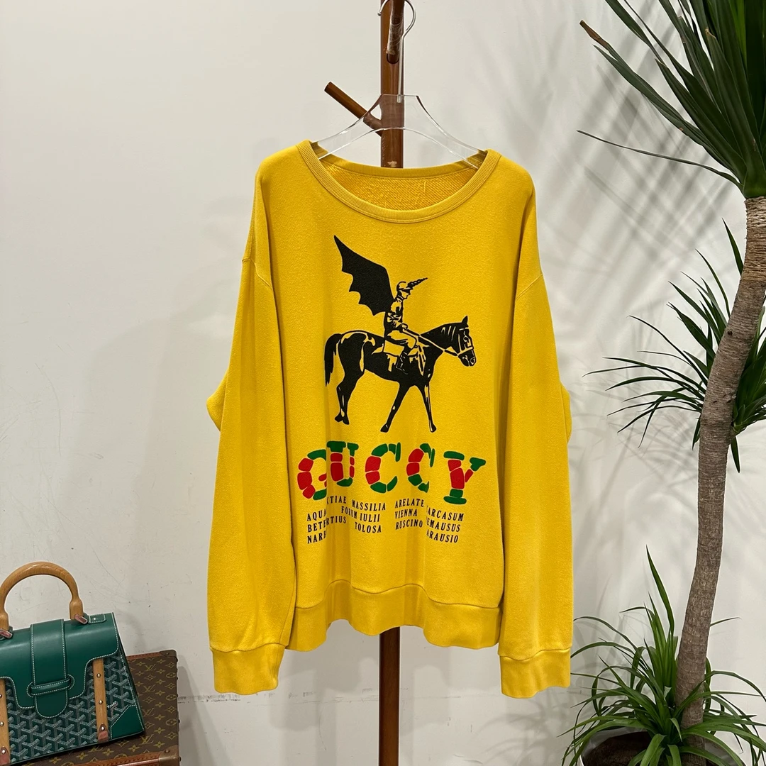 99新  安洁利严选Gucci卫衣无领标尺码XXL成色直播间为准GSS19606